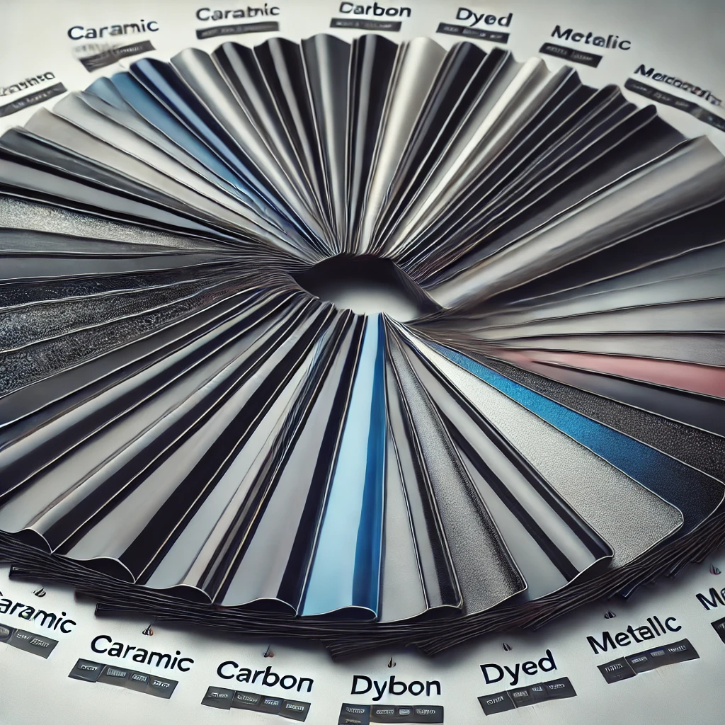 types of tinting films