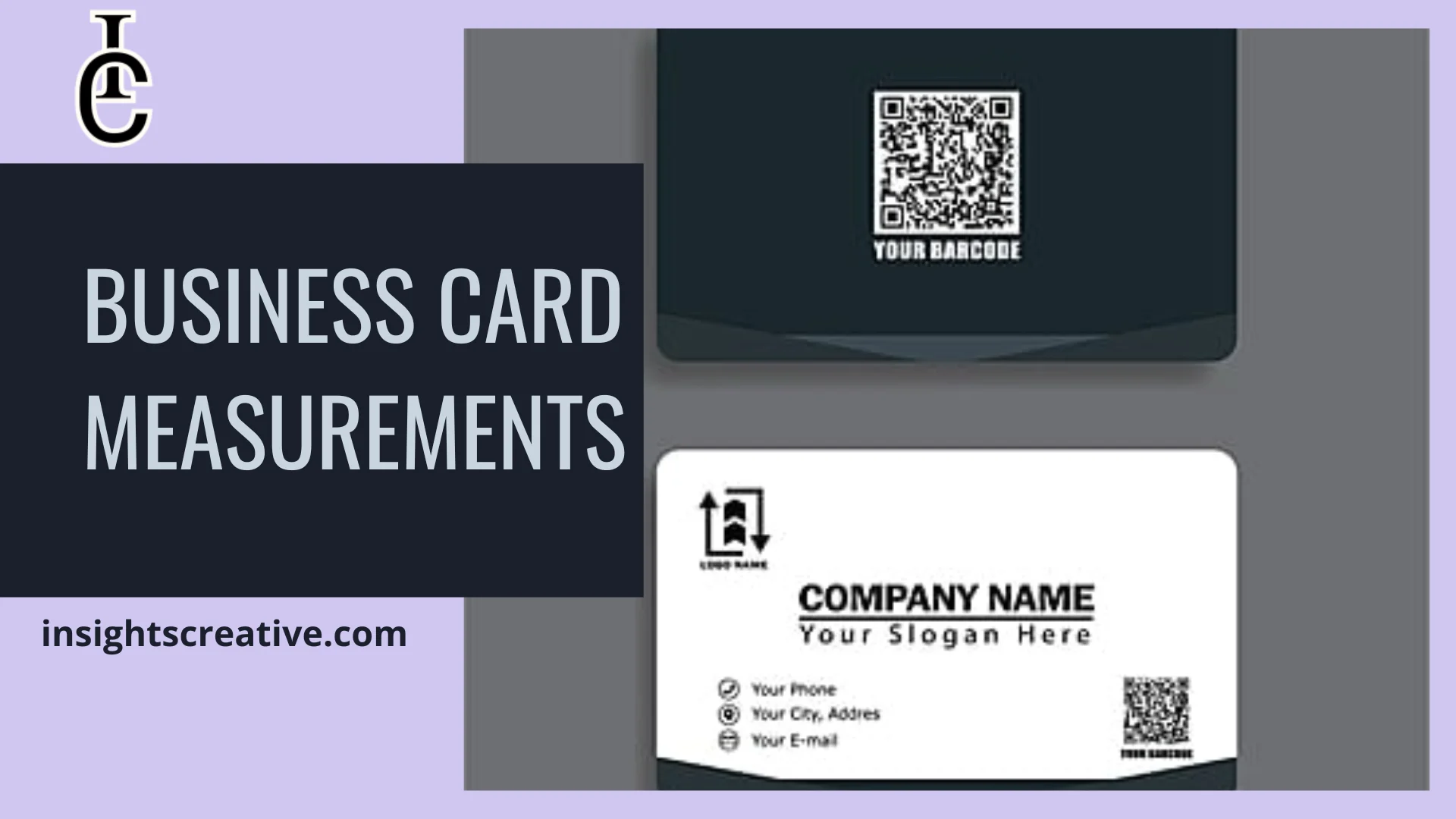 Business Card Measurements